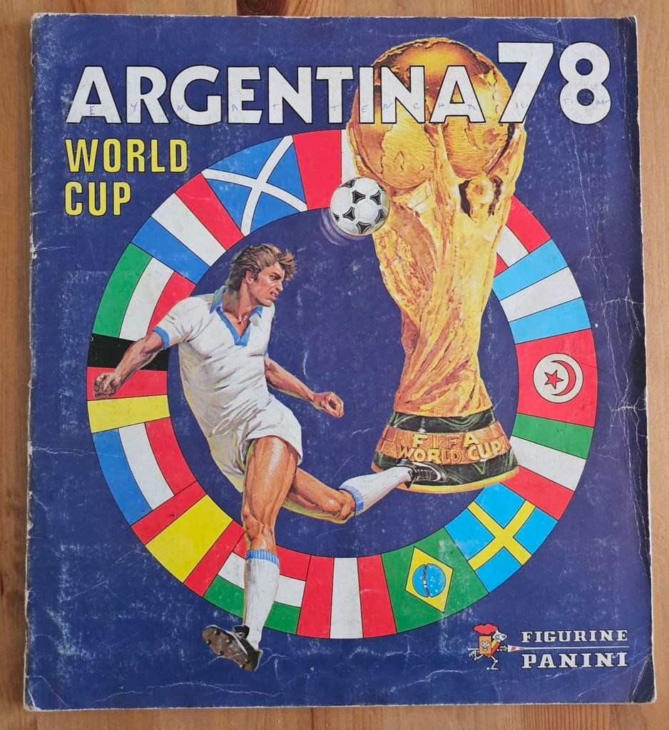 Panini Argentina 78 Album 100% complet, rare !, Hobby & Loisirs créatifs, Autocollants & Images, Utilisé, Autocollants et Photos