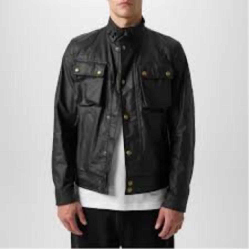 Nieuwe Bomber Jacket . BELSTAFF  " RACEMASTER ", Ophalen, Zwart, Belstaff, Maat 56/58 (XL)