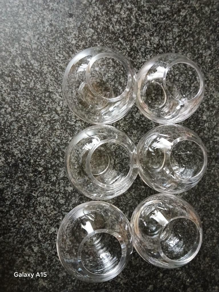 glazen vaasjes, Huis en Inrichting, Ophalen, Overige kleuren, Minder dan 50 cm, Glas