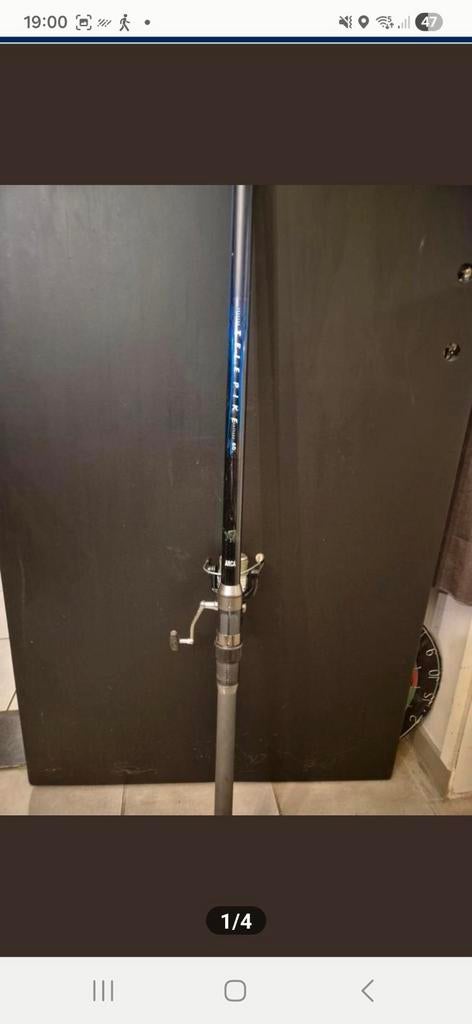 Snoek snoekbaars hengel 6 meter, Ophalen