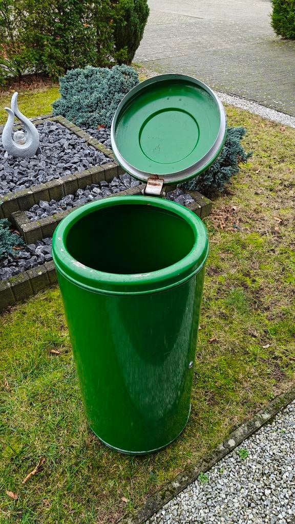 Conteneur/rangement pour sacs à ordures., Jardin & Terrasse, Stockage & Armoires de jardin, Utilisé, Stockage de conteneurs, Métal