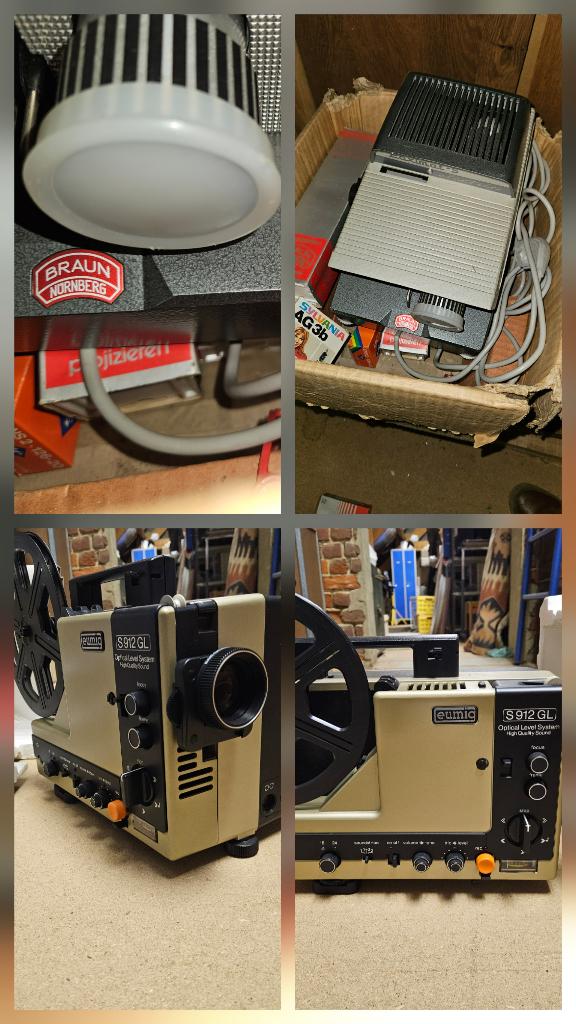 appareil  projecteurs super 8 / diapo, Enlèvement, Projecteur