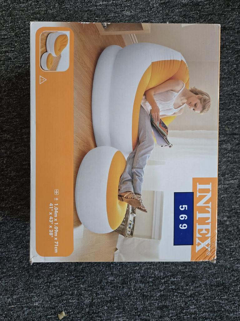 Fauteuil gonflable, Maison & Meubles, Neuf, Moins de 75 cm, Enlèvement, Autres matériaux