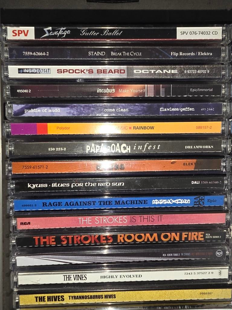 lot de 90 CD hard rock, Enlèvement ou Envoi, Comme neuf