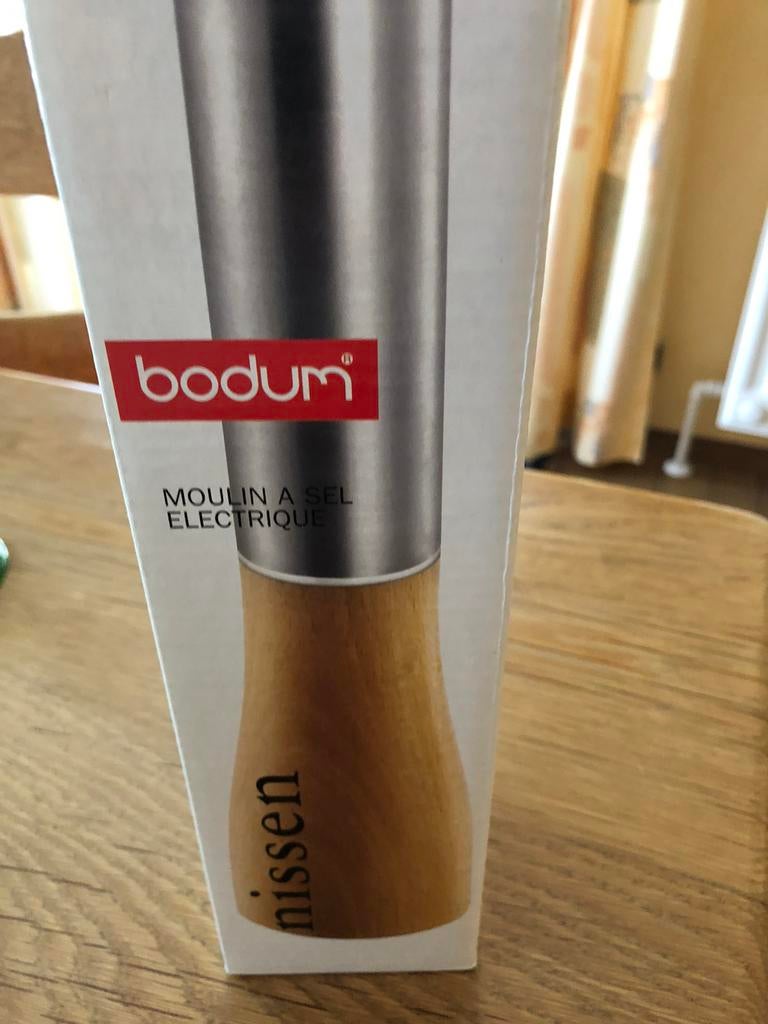Bodum elektrische zoutmolen, Ophalen, Nieuw