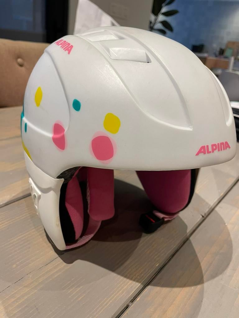 Skihelm kind alpina 48-52, Ophalen, Zo goed als nieuw