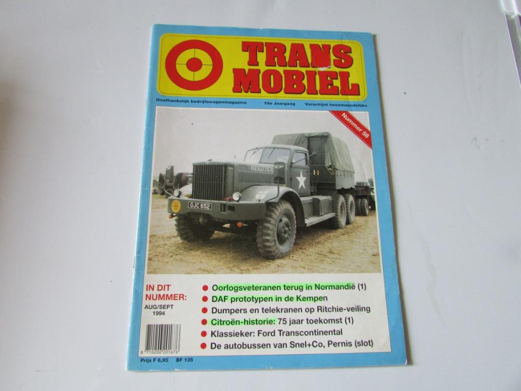 TRANSMOBIEL MAGAZINE 1994, Ophalen of Verzenden, Gelezen, Sport en Vrije tijd