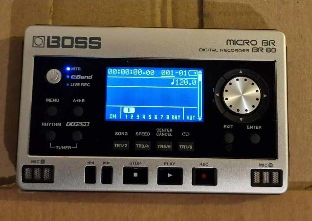 BOSS MICRO BR DIGITAL RECORDER BR-80 without a charger, Ophalen, Zo goed als nieuw