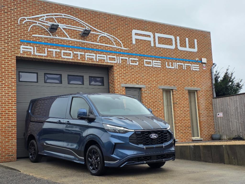 Ford Transit Custom Sport - NIEUW 0KM 2025 - FULL OPTION, Autos, Cuir et Alcantara, Euro 6, Entreprise, 3 places