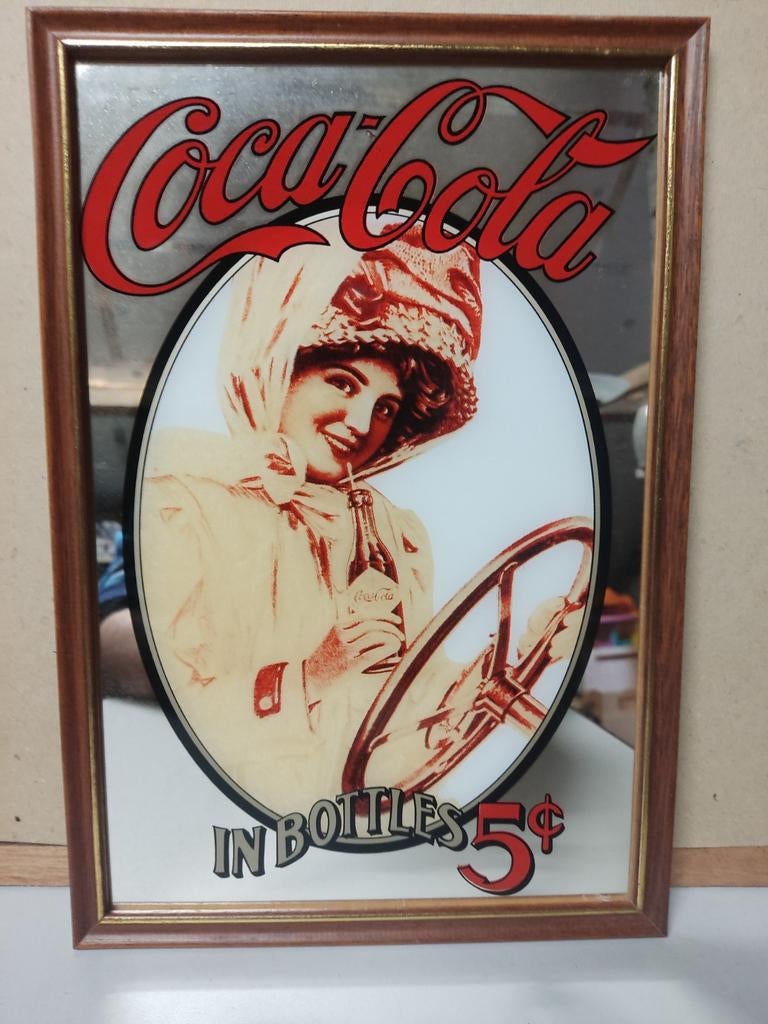 Miroir Coca Cola, Collections, Marques & Objets publicitaires, Enlèvement