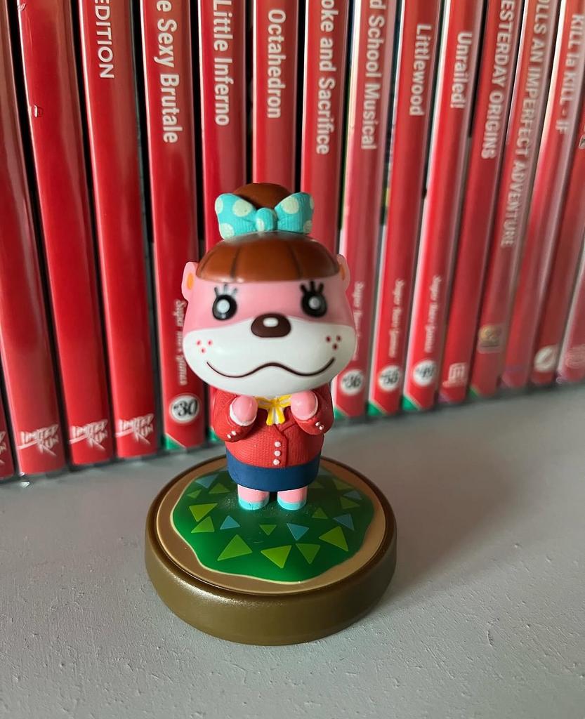 Amiibo Lottie (Animal Crossing), Ophalen of Verzenden, Zo goed als nieuw