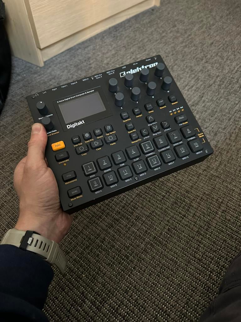 Digitakt Elektron mk1, Muziek en Instrumenten, Ophalen, Zo goed als nieuw