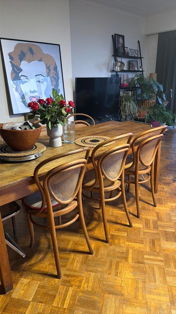 Stoel van Jacob en Josef Kohn nummer 41, Huis en Inrichting, Stoelen, Gebruikt, Vijf, Zes of meer stoelen, Hout, Bruin, Ophalen