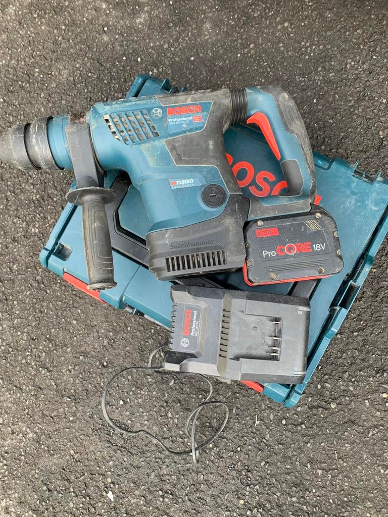 bosch gbh 18v-34cf, Ophalen