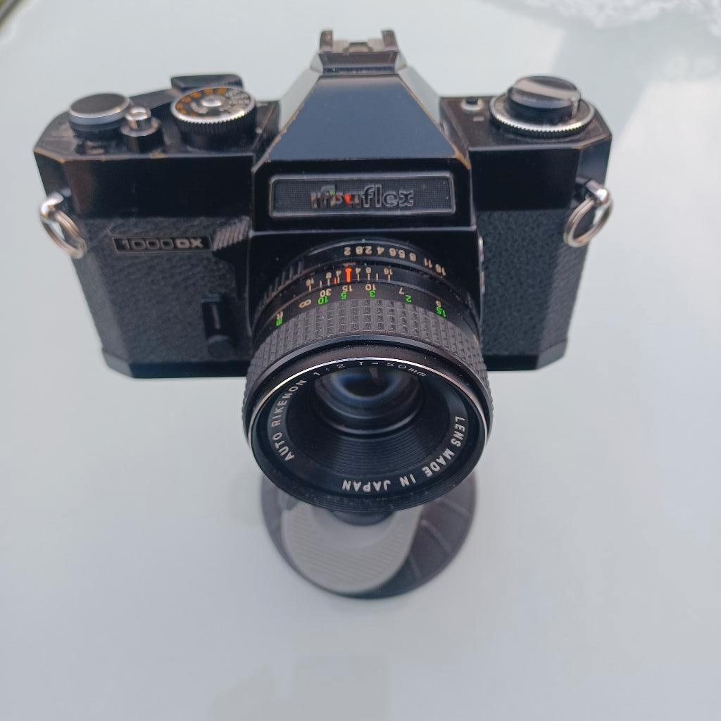 Ifbaflex 1000DX – met Auto Rikenon 50mm f/2, Audio, Tv en Foto, Ophalen of Verzenden, Gebruikt, Spiegelreflex, Overige Merken