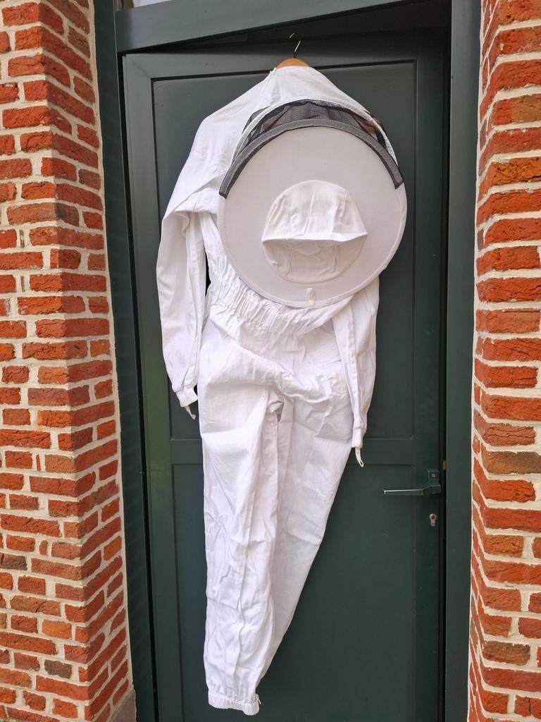 Wit imkerpak, overal met afritsbare hoed, Kleding | Heren, Overige Herenkleding, Ophalen