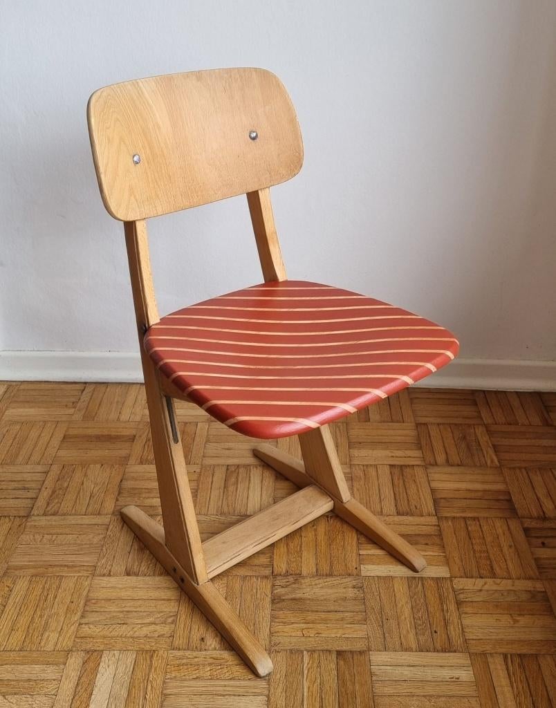 Chaise pour enfants en bois Casala pour le Kinderkankerfonds, Enlèvement, Comme neuf, Chaise(s)
