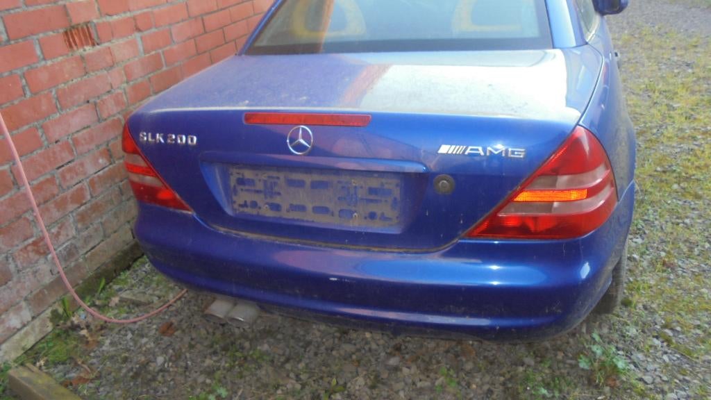 MERCEDES SLK 200 AMG - AIRCO - CRUISE, Autos, Cuir, Achat, Entreprise, Bleu