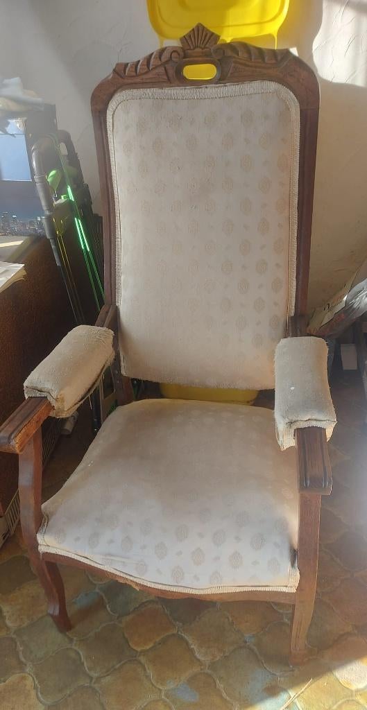 Fauteuil 1 place à restaurer, Enlèvement, Utilisé, Bois