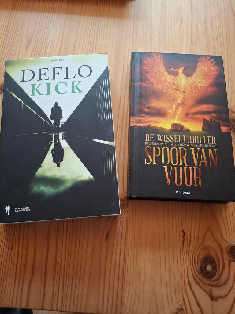 Triller + wisselthriller NL/F meesterauteur Luc DEFLO, Boeken, Ophalen, Zo goed als nieuw