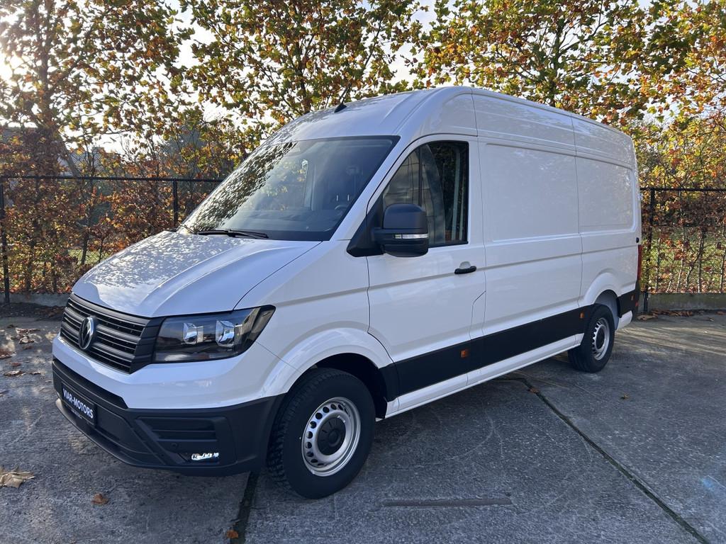 Volkswagen Crafter L3H3-FWD-Camera+Parkeerhulp-Afgewerkte La, Auto's, Bestelwagens en Lichte vracht, Voorwielaandrijving, Gebruikt