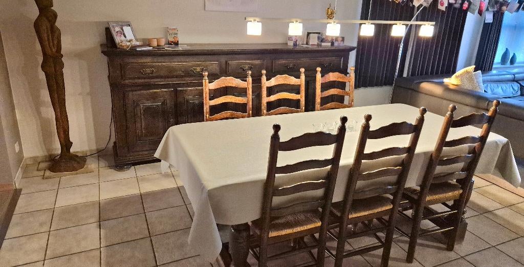 eetplaats, Huis en Inrichting, Kasten | Dressoirs, Ophalen, Met deur(en), Rustiek, Eikenhout