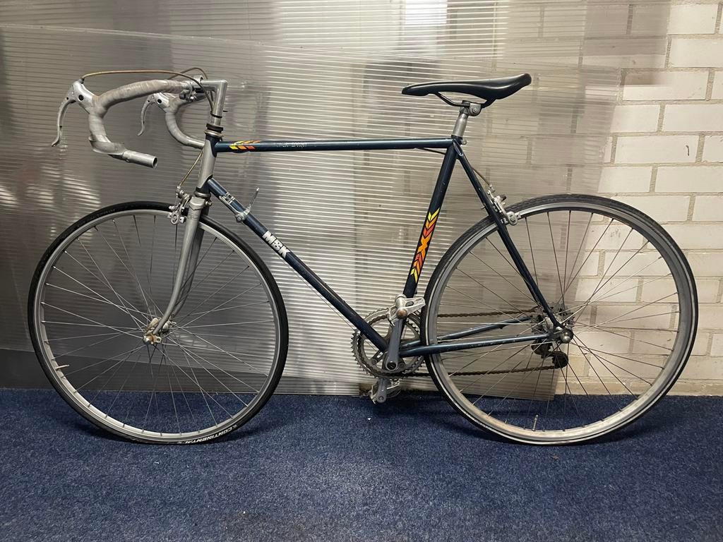 Retro/vintage racefiets~koersfiets, Fietsen en Brommers, 28 inch, Gebruikt, 53 tot 57 cm, Ophalen
