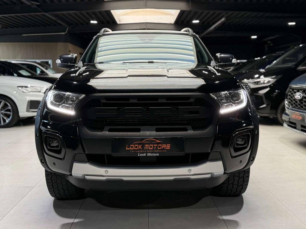 Ford Ranger 2.0 BiTURBO Wildtrak Bt-Auto 213cv DISTRO GPS FU, Autos, Ford, Cuir, Achat, Entreprise, Noir