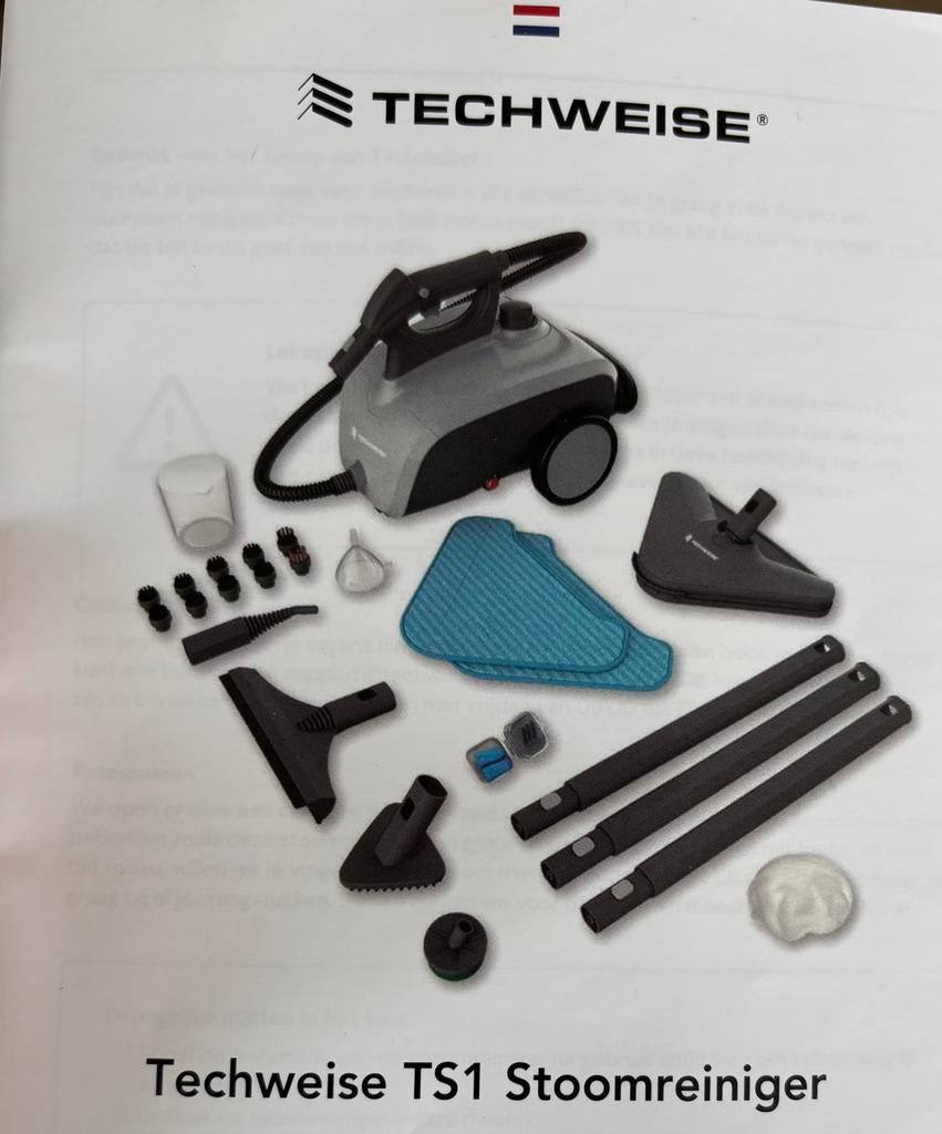 Nettoyeur à vapeur Techweise TS1, Enlèvement, Comme neuf, Nettoyeur à vapeur