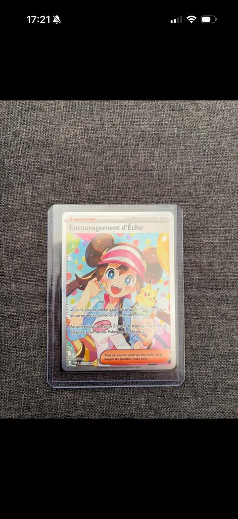 Carte Pokémon encouragement d’Écho, Hobby & Loisirs créatifs, Enlèvement, Neuf, Booster