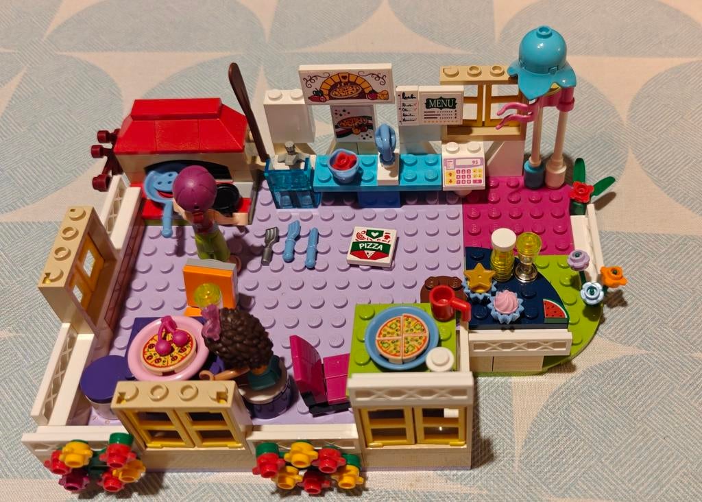 Pizzeria Lego Friends Moc avec desserts, Enlèvement ou Envoi, Lego