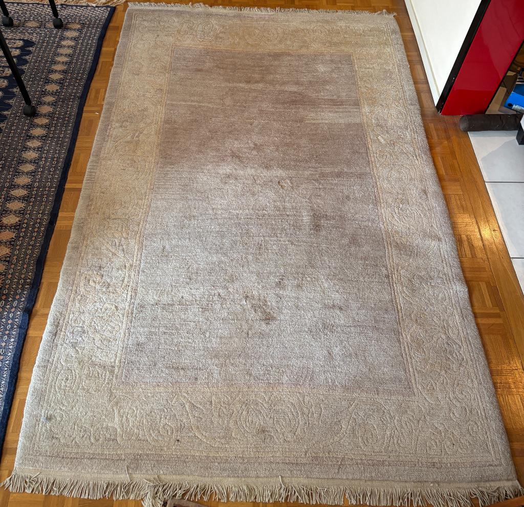 Tapis tibétain en laine fait main 270x170cm, Antiquités & Art, Enlèvement