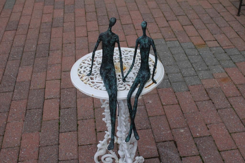 statue d un couple art moderne en bronze . taille XL, Jardin & Terrasse, Enlèvement ou Envoi, Neuf