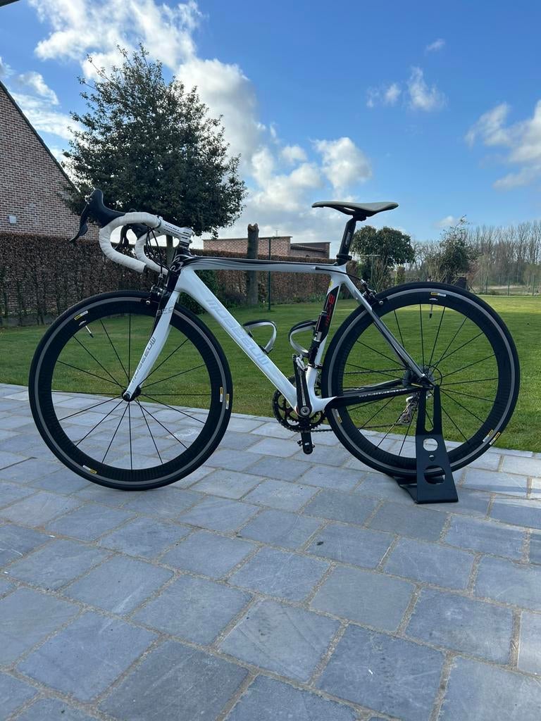 Full Carbon koersfiets Museeuw MC-8, Ophalen, Zo goed als nieuw, Carbon