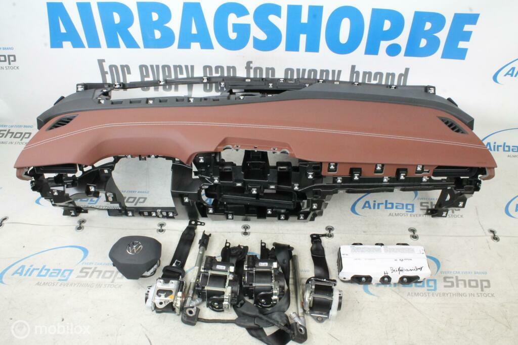 Airbag Tableau bord brun HUD couture blanche Volkswagen ID.5, Autos : Pièces & Accessoires, Tableau de bord & Interrupteurs, Utilisé