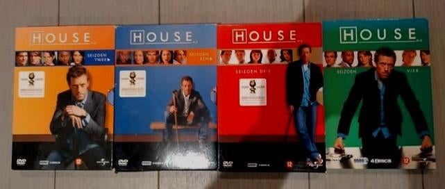 House Dvd box seizoen 1 tot 4, Cd's en Dvd's, Ophalen of Verzenden