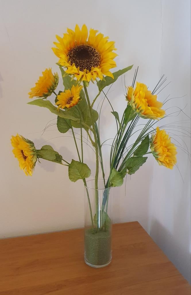 2 vazen met namaak decoratie, Ophalen