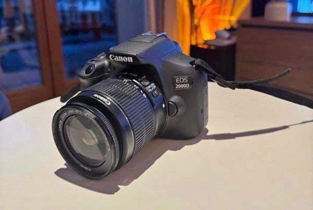 Canon EOS 200D avec 2 objectifs + carte SD, Audio, Tv en Foto, Canon