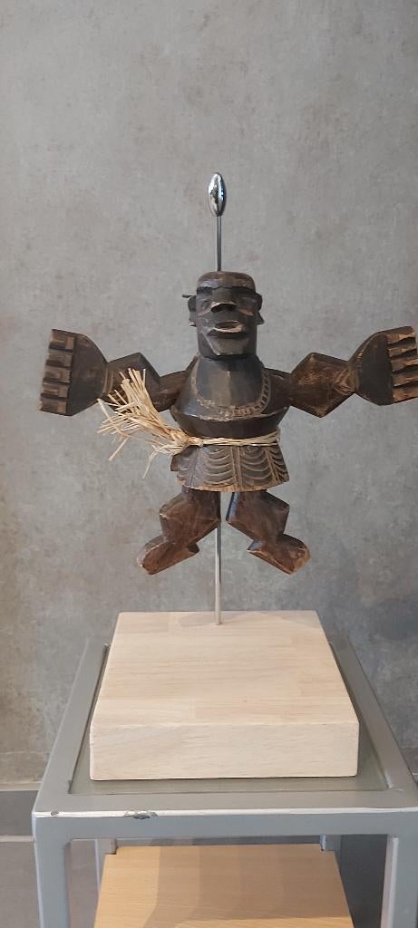 Arkaanse kunst waarzeggers beeldje Zande begin 20 eeuw, Antiek en Kunst, Ophalen