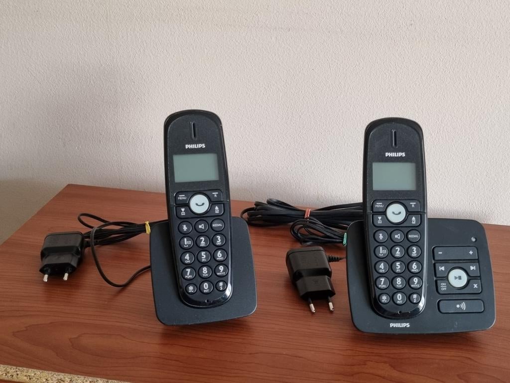 Téléphone fixe Philips duo XL 375 (2 combinés), Enlèvement ou Envoi, Utilisé, 2 combinés