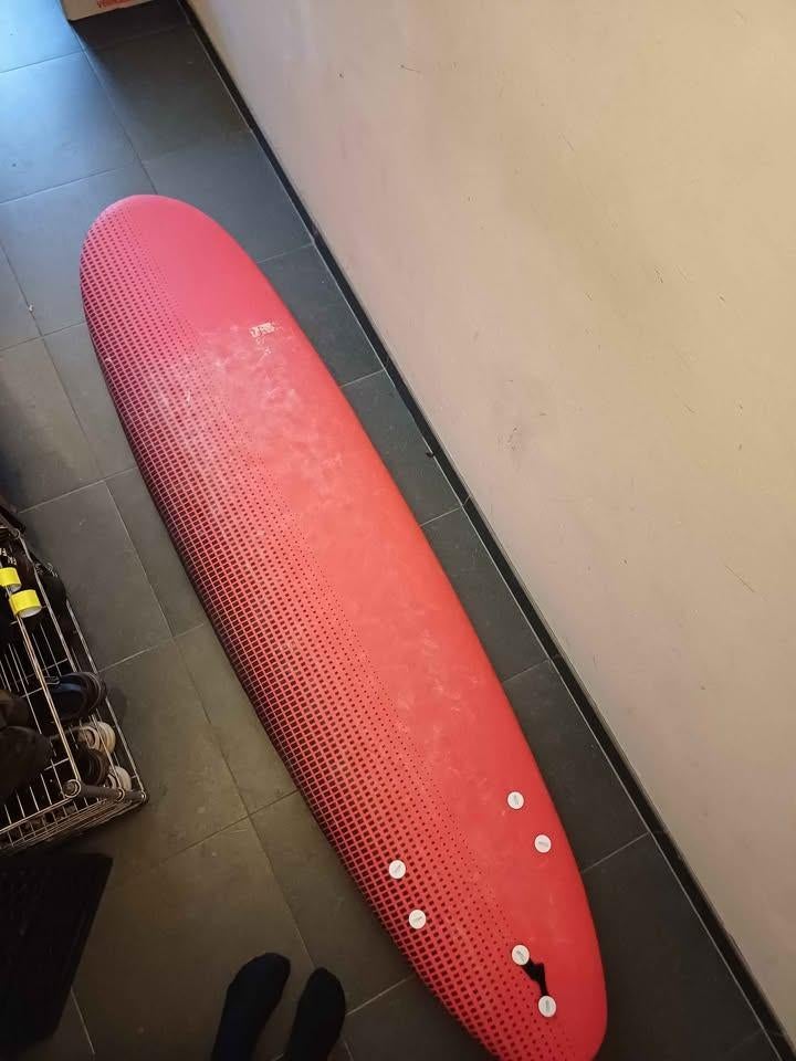 Surfboard 8" soft top foamboard, Watersport en Boten, Golfsurfen, Ophalen, Gebruikt, Longboard, Met vinnen