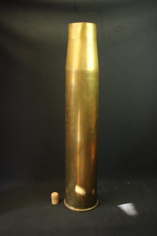 WO2 Britse Marine huls 4 inch 1944 LEEG, Verzamelen, Ophalen of Verzenden, Marine