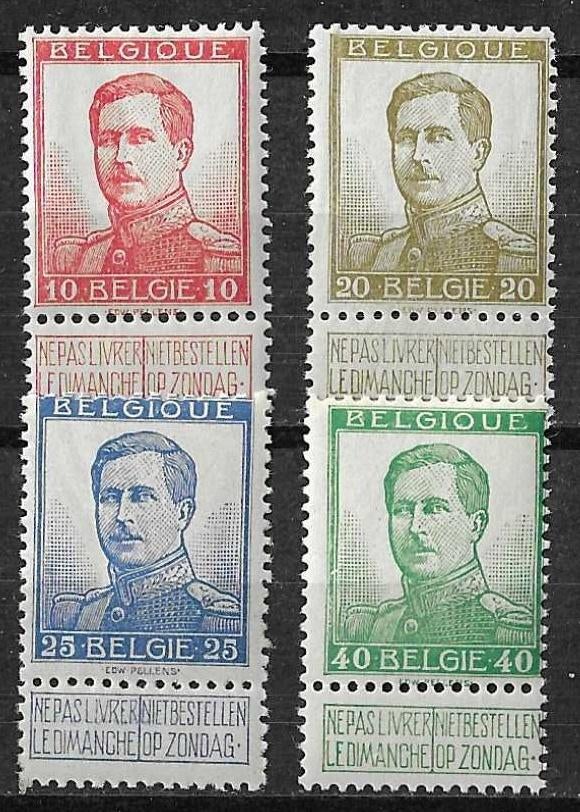 Belgique OPC 118-21 S.M. le Roi Albert Ier **, Timbres & Monnaies, Timbres | Europe | Belgique, Neuf, Enlèvement ou Envoi, Non oblitéré