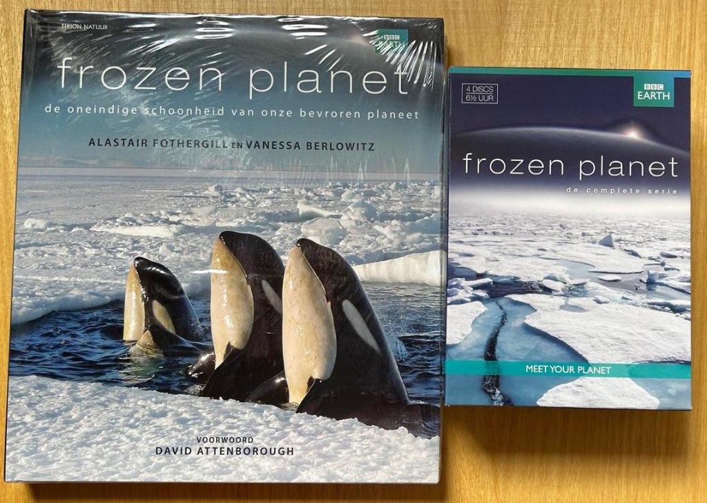 Boek en DVD Frozen Planet (BBC Earth), Cd's en Dvd's, Ophalen of Verzenden