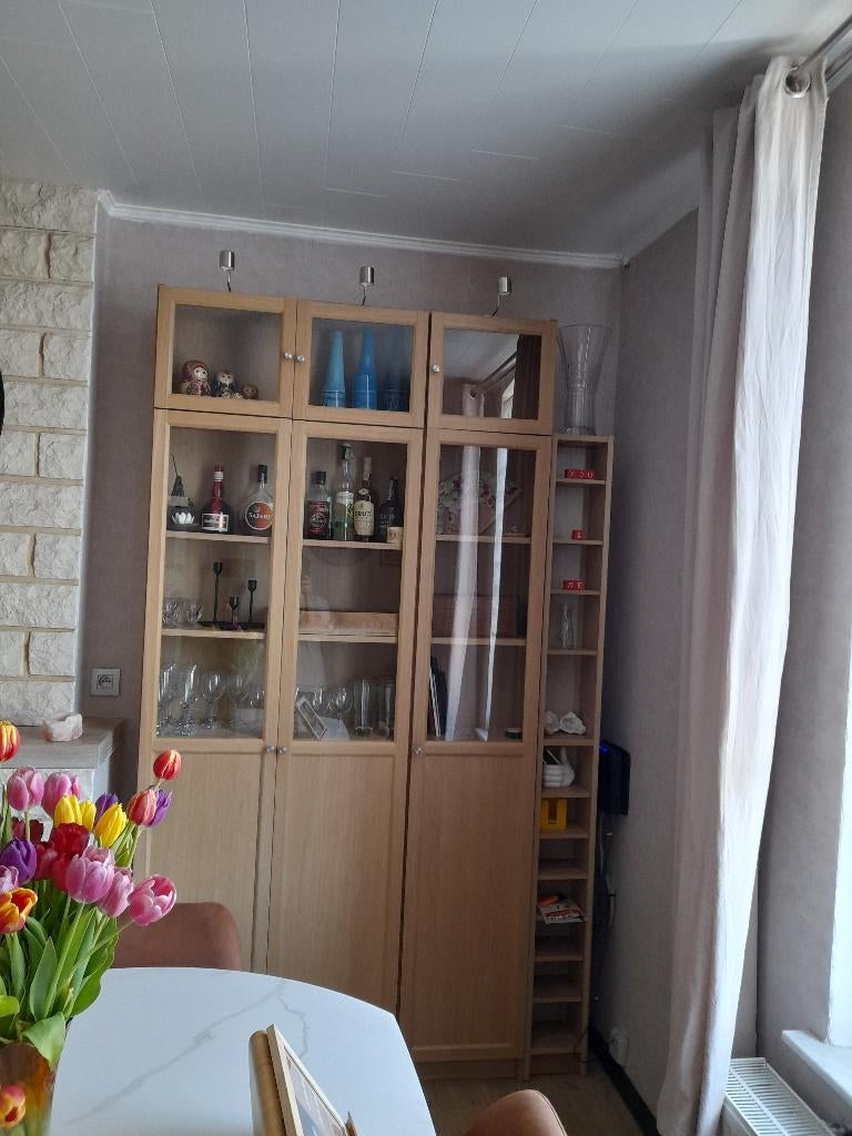 Vitrine ,bibliothèques, Avec porte(s), Comme neuf, Enlèvement, Autres matériaux