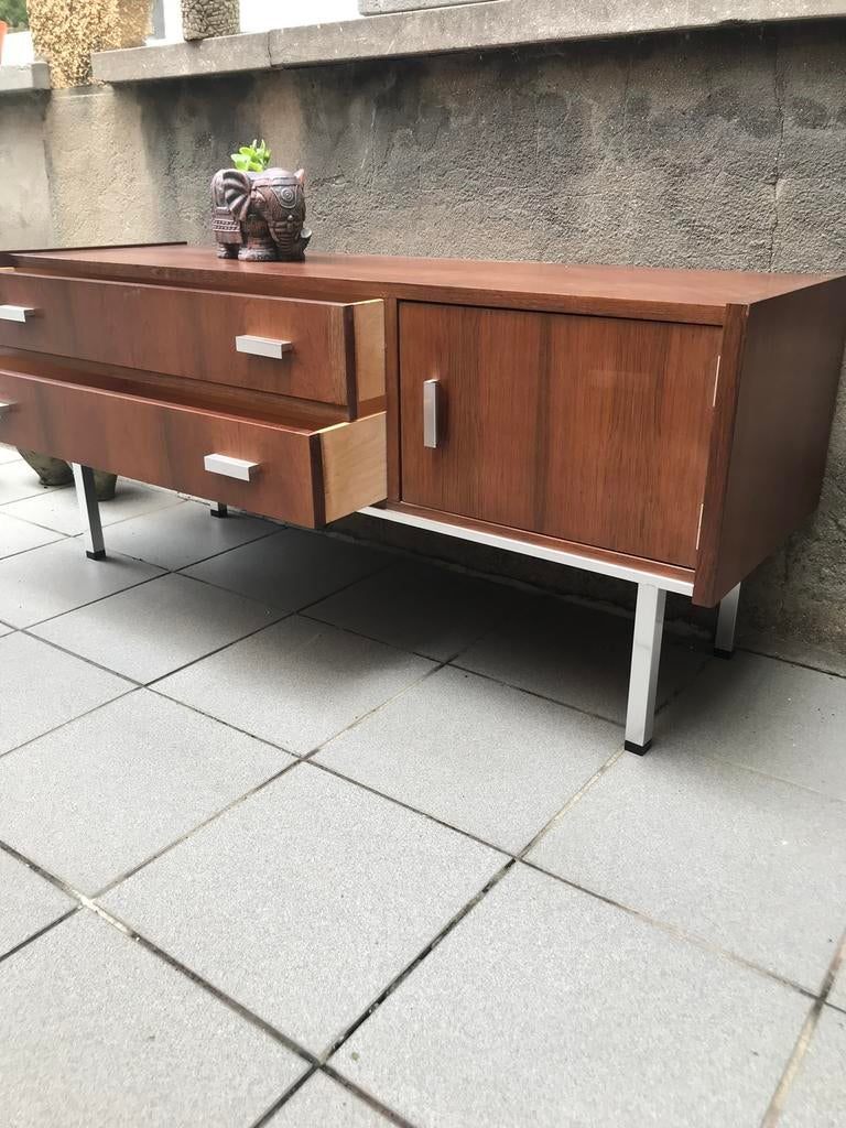 Vintage tv meubel (lowboard), Enlèvement, Utilisé