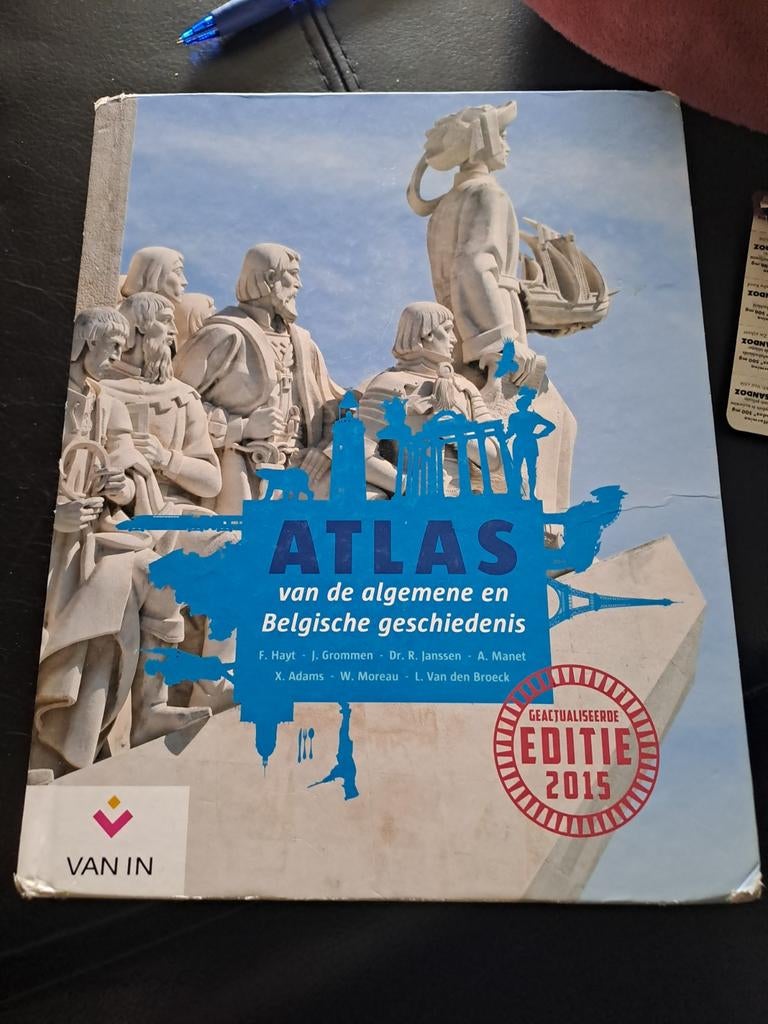Atlas van de algemene en Belgische geschiedenis. 2015, Ophalen of Verzenden, Nederlands