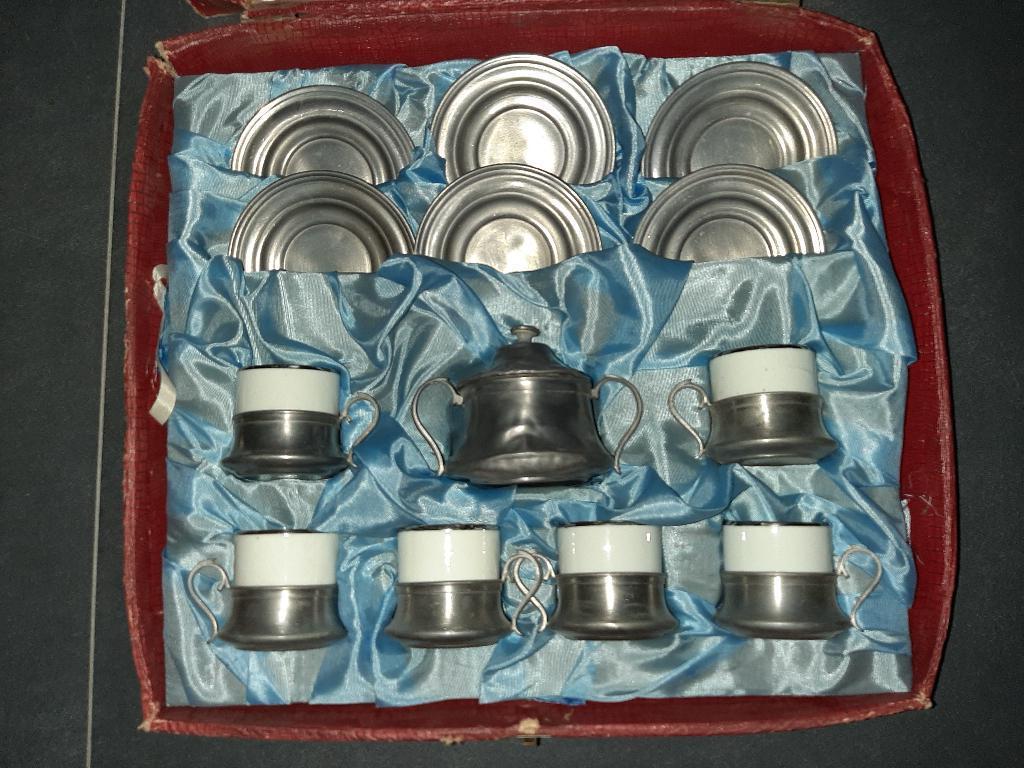 Vintage Italiaans espressoset, Antiek en Kunst, Ophalen