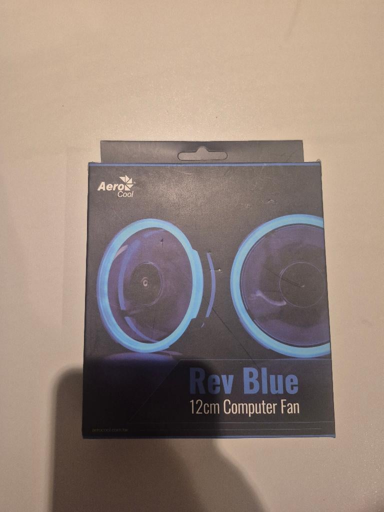 TK Aerocool Rev Bleu 12 cm, Enlèvement ou Envoi, Neuf, Refroidisseur ordinateur à air