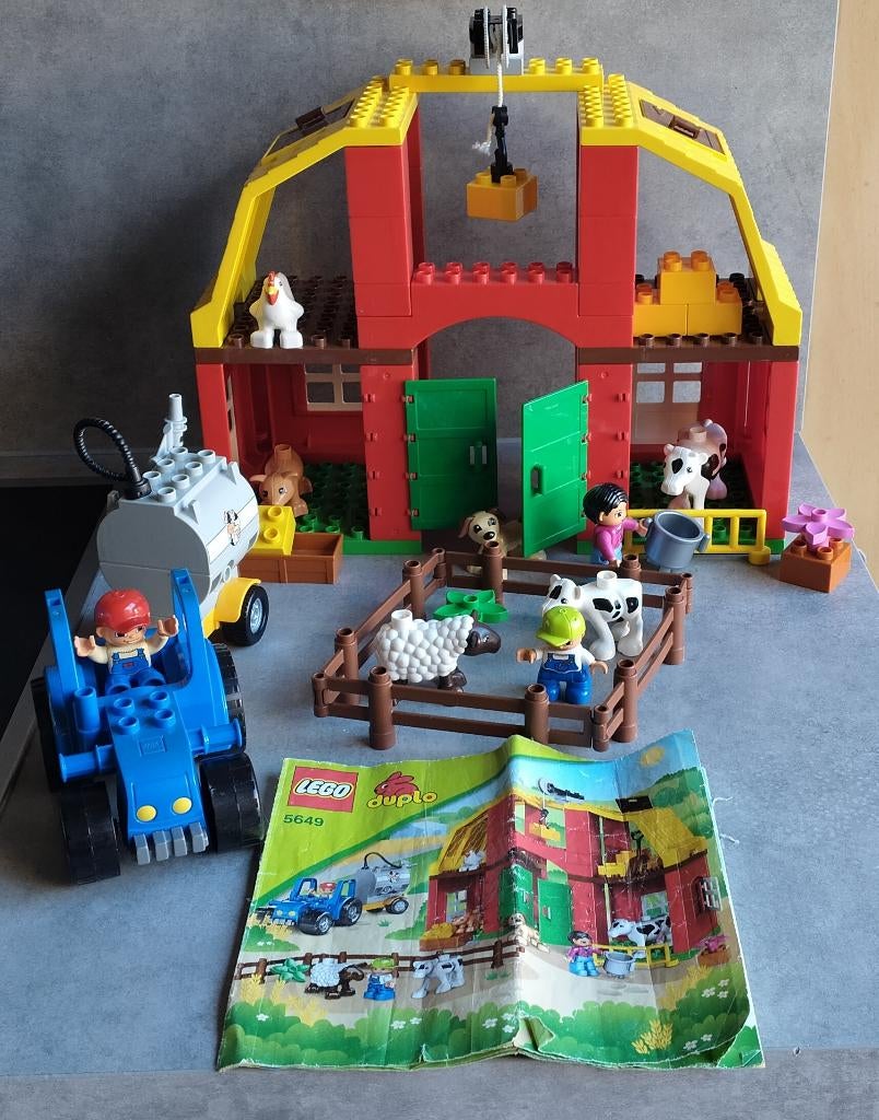 lego duplo 5649 grote boerderij, Enlèvement ou Envoi, Utilisé, Duplo